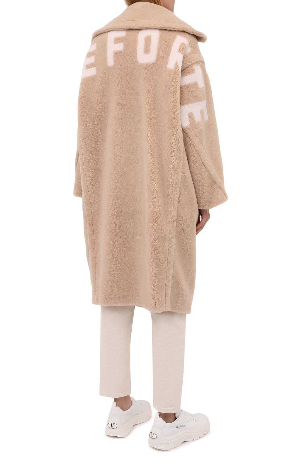 Шуба FORTE DEI MARMI COUTURE бежевого цвета по цене 61500 руб., арт. 21WF1565, фото 4 Шуба FORTE DEI MARMI COUTURE, арт. 21WF1565, фото 4