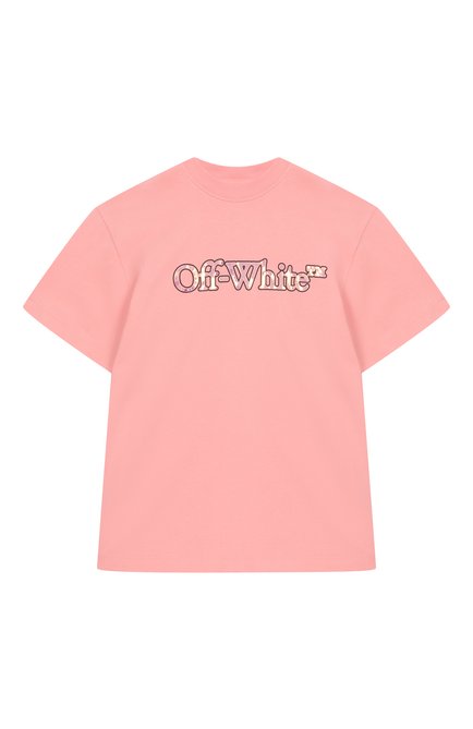 Хлопковая футболка OFF-WHITE, арт. 0GAA001S25JER001/4-12