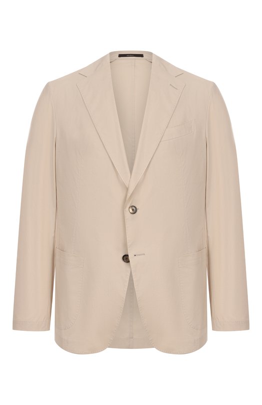 Хлопковый пиджак Windsor 13 BU0N0 10019306/30046305 Бежевый 13 BU0N0 10019306/30046305
