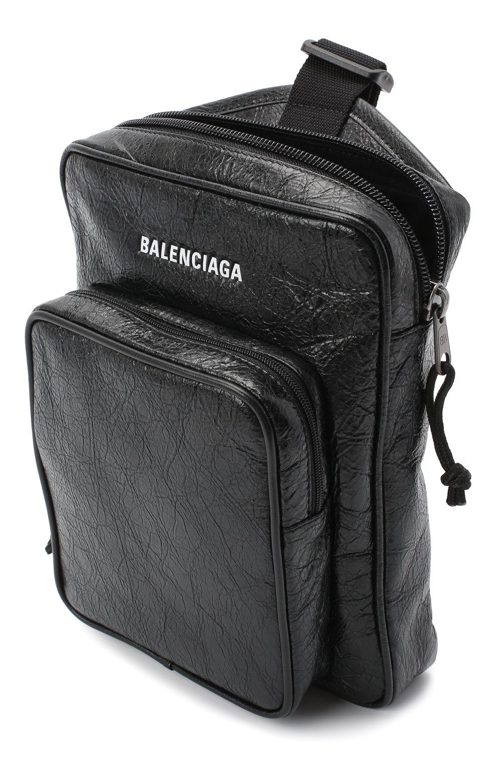 Кожаная сумка-мессенджер explorer BALENCIAGA, арт. 620260/DB5J5, фото 4
