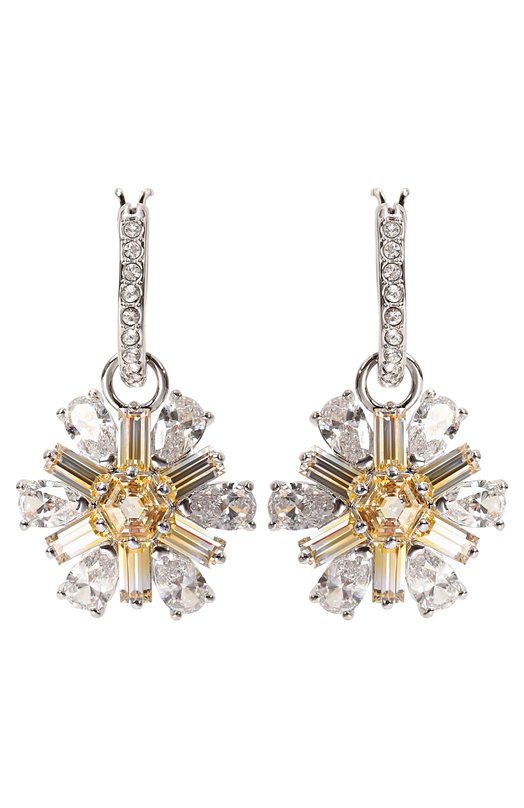Серьги Idyllia с подвесками Swarovski 5683243 Серебряный 5683243