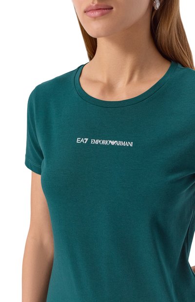 Хлопковая футболка EA7, арт. 7W000798/AF12115, фото 5