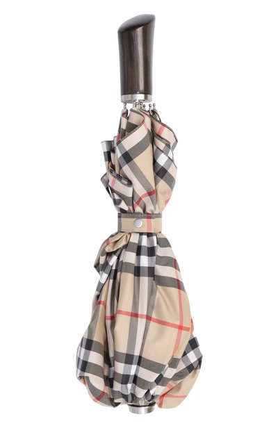 Складной зонт BURBERRY бежевого цвета по цене 73950 руб., арт. 8117050, фото 3 Складной зонт BURBERRY, арт. 8117050, фото 3