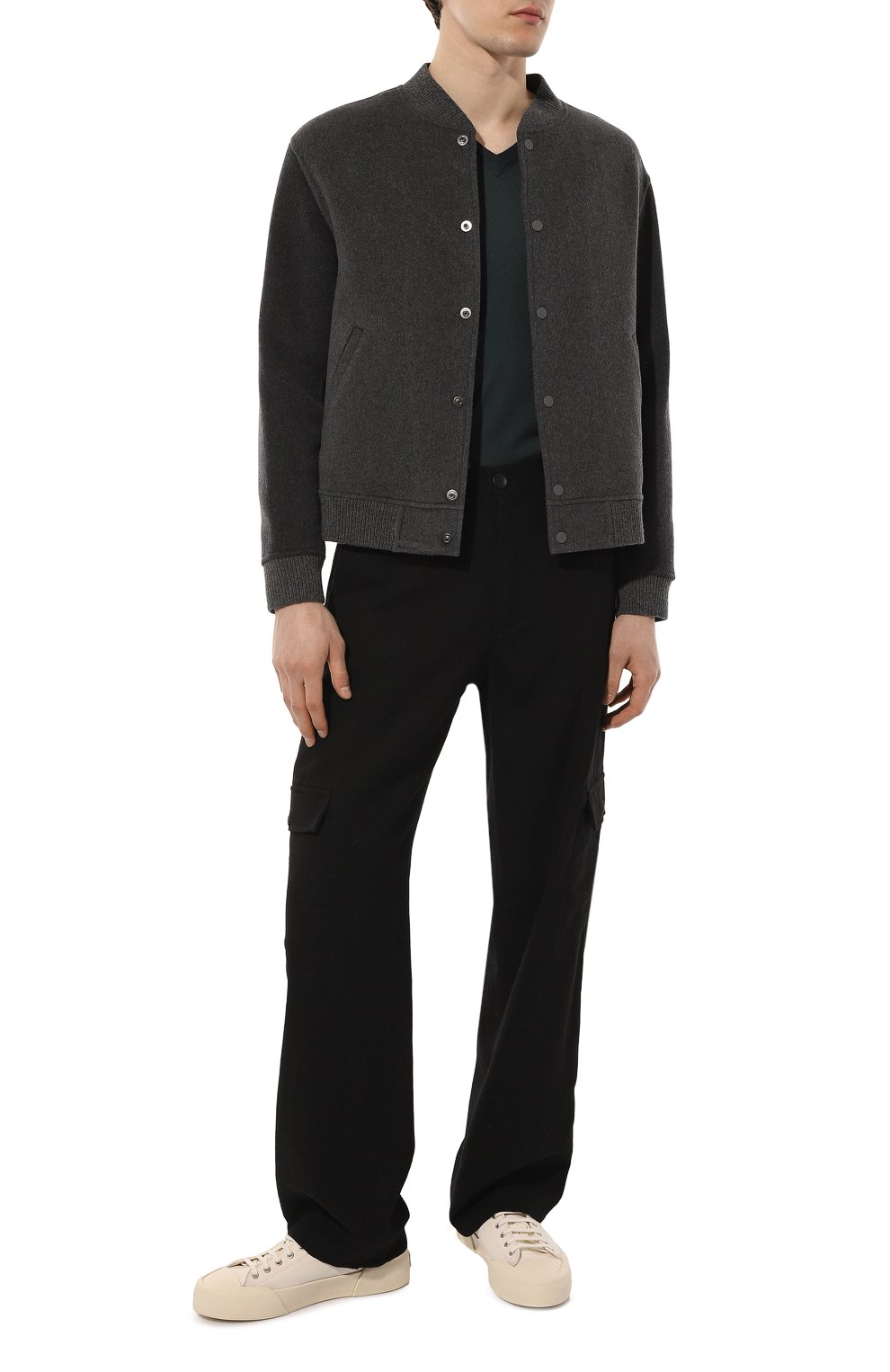 Бомбер из шерсти и кашемира THEORY, арт. M1071404, фото 2