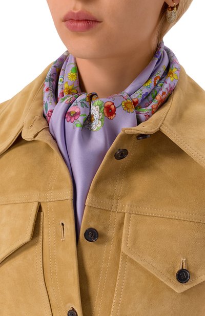 Шелковый платок GUCCI, арт. 812278/3G001, фото 2