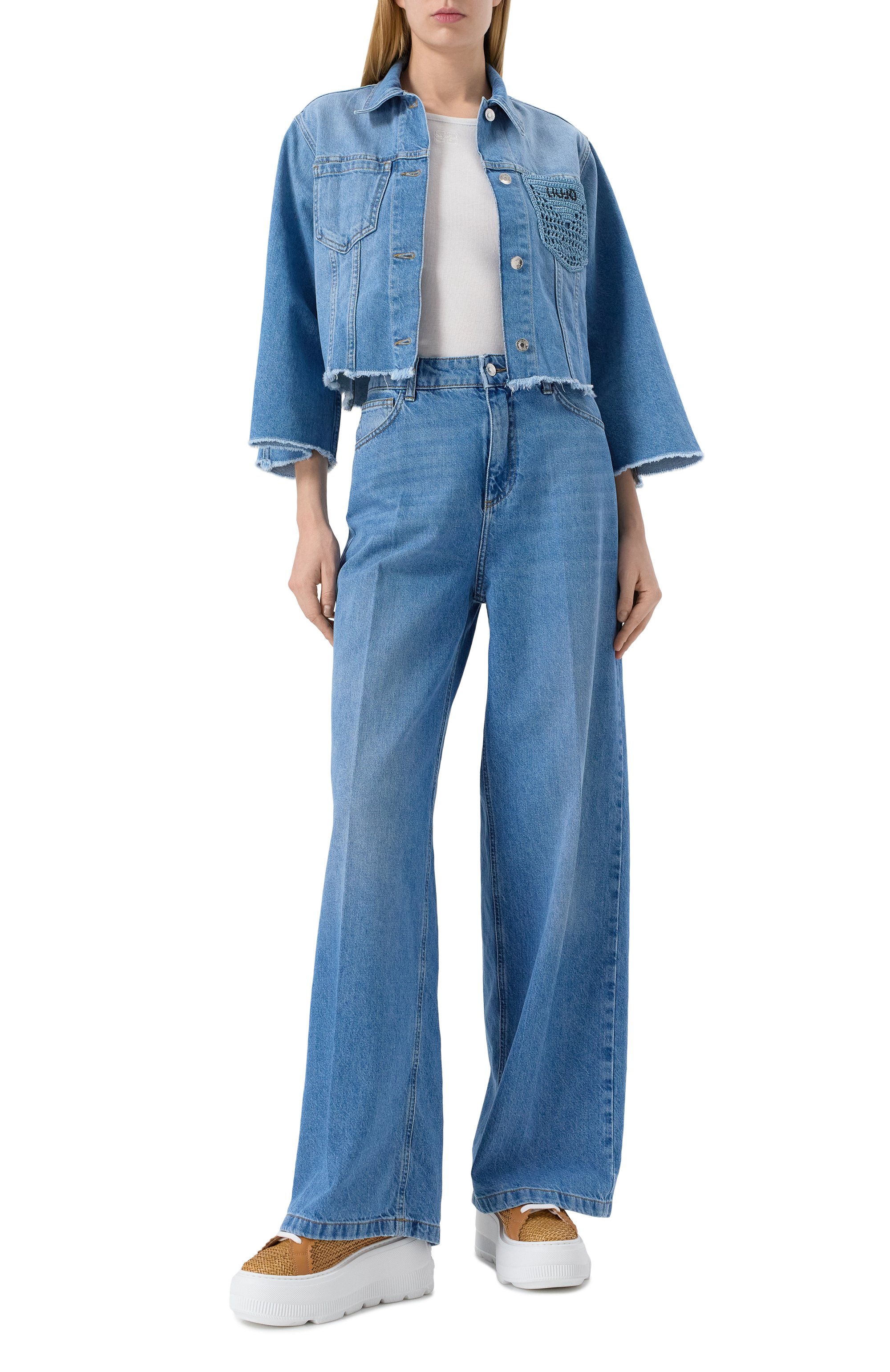 Джинсовая куртка LIU JO, арт. WA5446D4666, фото 2