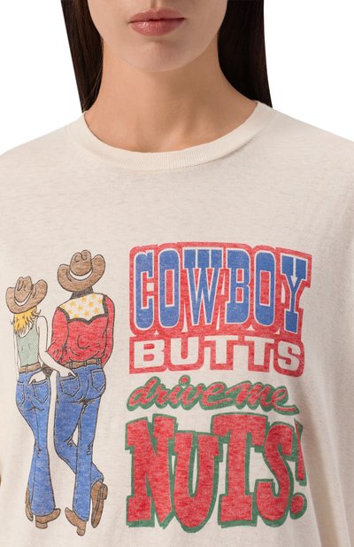 Хлопковая футболка RE/DONE, арт. 024-02WBFG001, фото 5