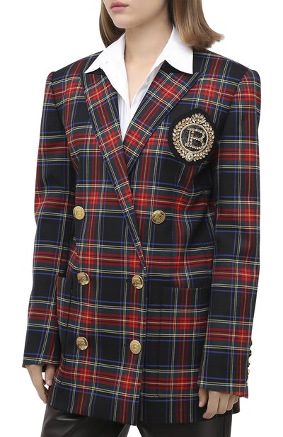 Шерстяной жакет BALMAIN, арт. UF17318/W085, фото 4