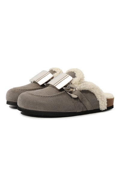 Женские замшевые сабо JW ANDERSON, арт. ANW40000B/18011