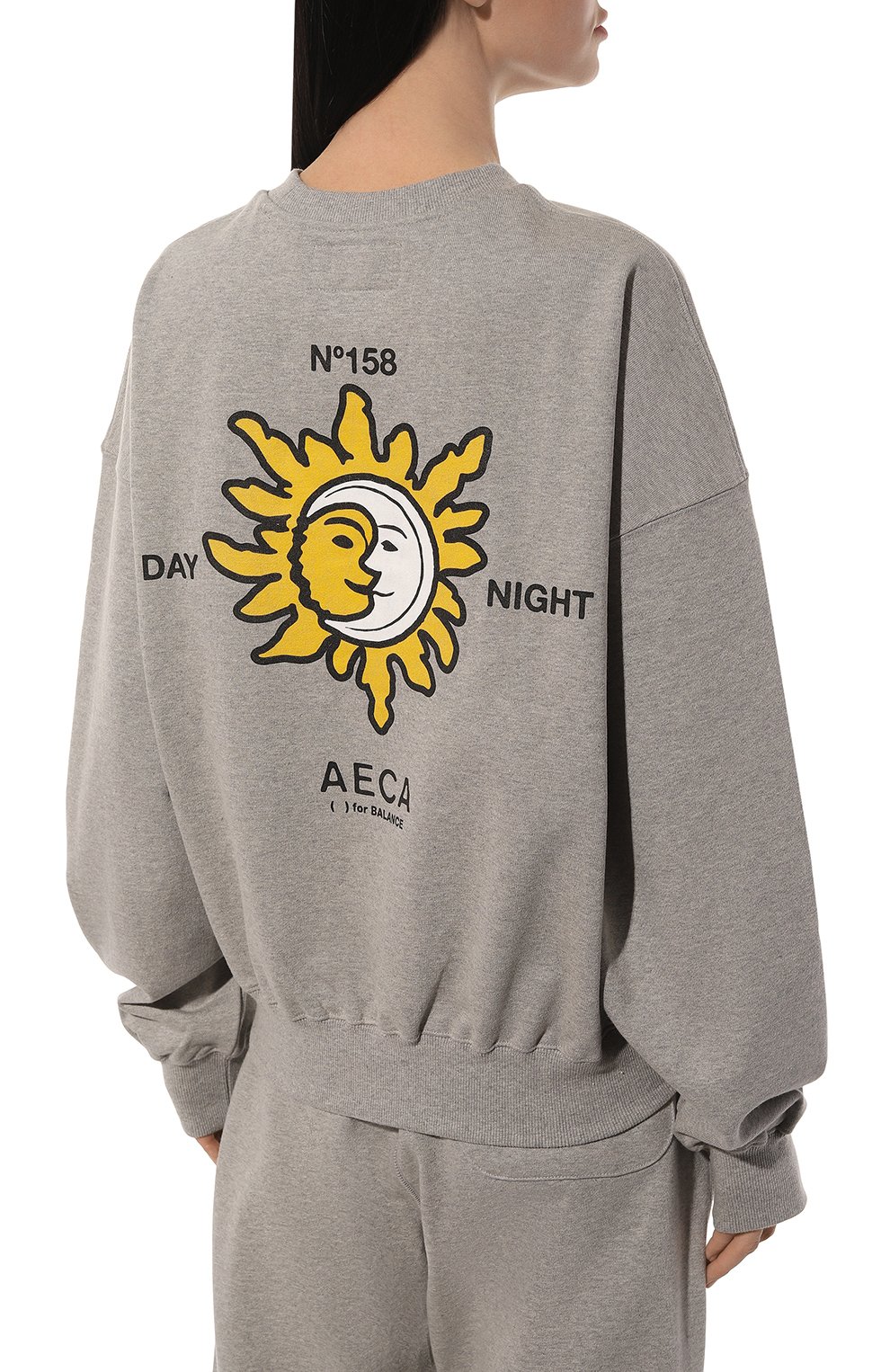 Хлопковый свитшот AECA WHITE, арт. FWCMFWBDTSSSO007C0, фото 4