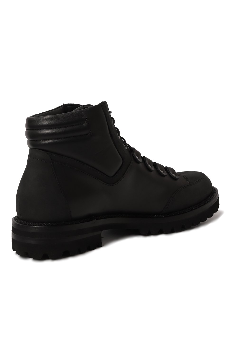 Кожаные ботинки W.GIBBS черного цвета по цене 59950 руб., арт. 0260005/2861, фото 5 Кожаные ботинки W.GIBBS, арт. 0260005/2861, фото 5