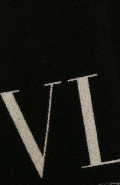 Шарф из шерсти и кашемира VALENTINO черного цвета по цене 43450 руб., арт. 1Y2ER033/PTX0NI, фото 4 Шарф из шерсти и кашемира VALENTINO, арт. 1Y2ER033/PTX0NI, фото 4
