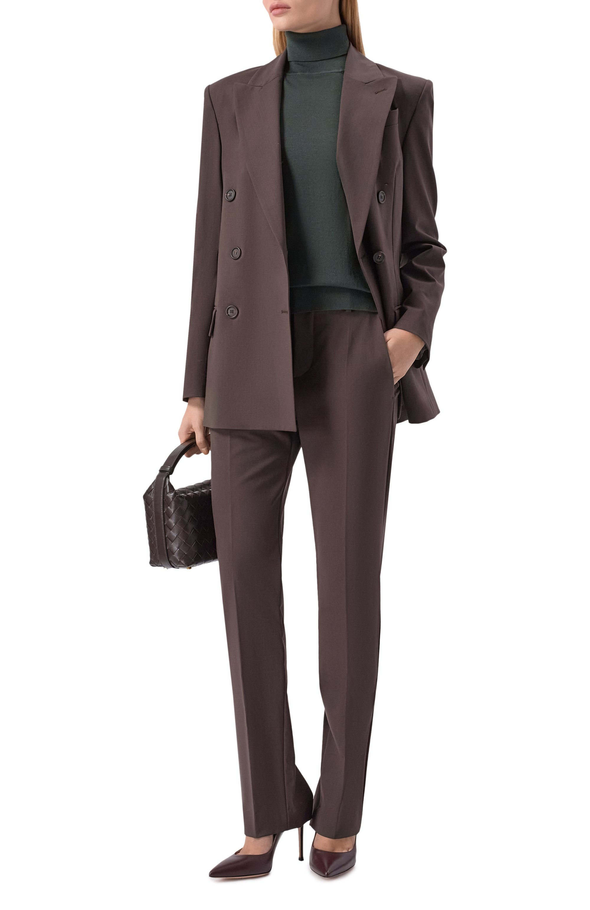 Шерстяная водолазка KITON темно-зеленого цвета по цене 109000 руб., арт. D5771407892, фото 2 Шерстяная водолазка KITON, арт. D5771407892, фото 2