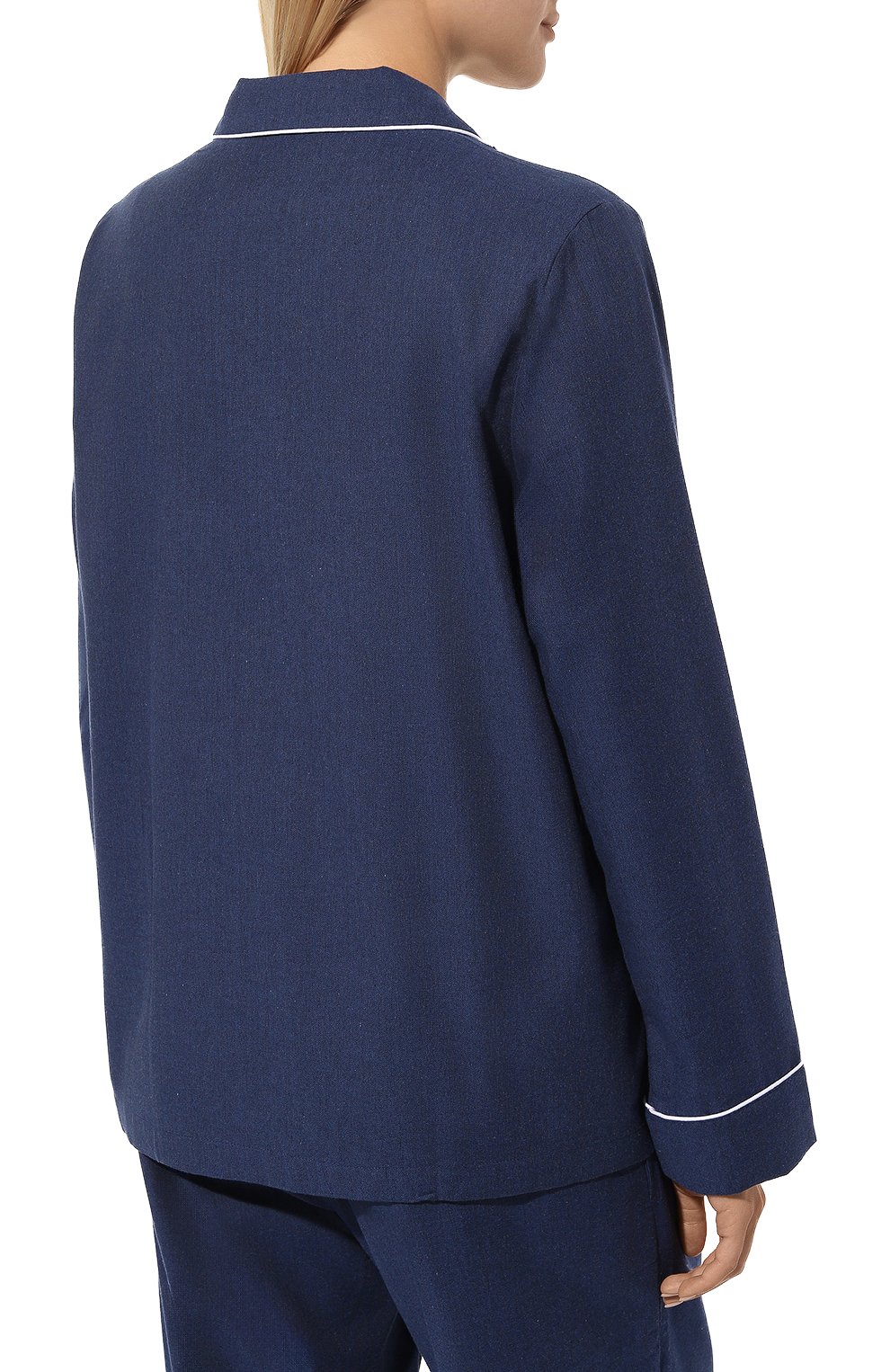 Хлопковая пижама DEREK ROSE темно-синего цвета по цене 40950 руб., арт. 2012-BALM003, фото 4 Хлопковая пижама DEREK ROSE, арт. 2012-BALM003, фото 4