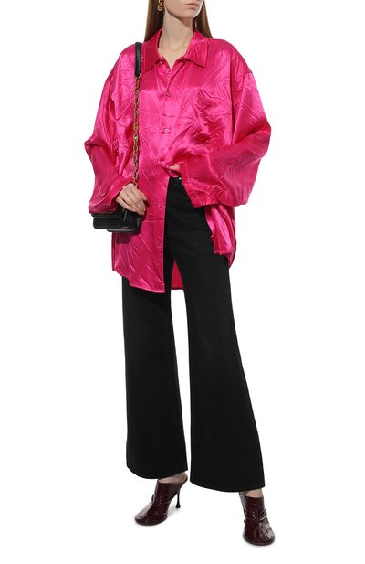 Атласная рубашка BALENCIAGA, арт. 658964/TL028, фото 2