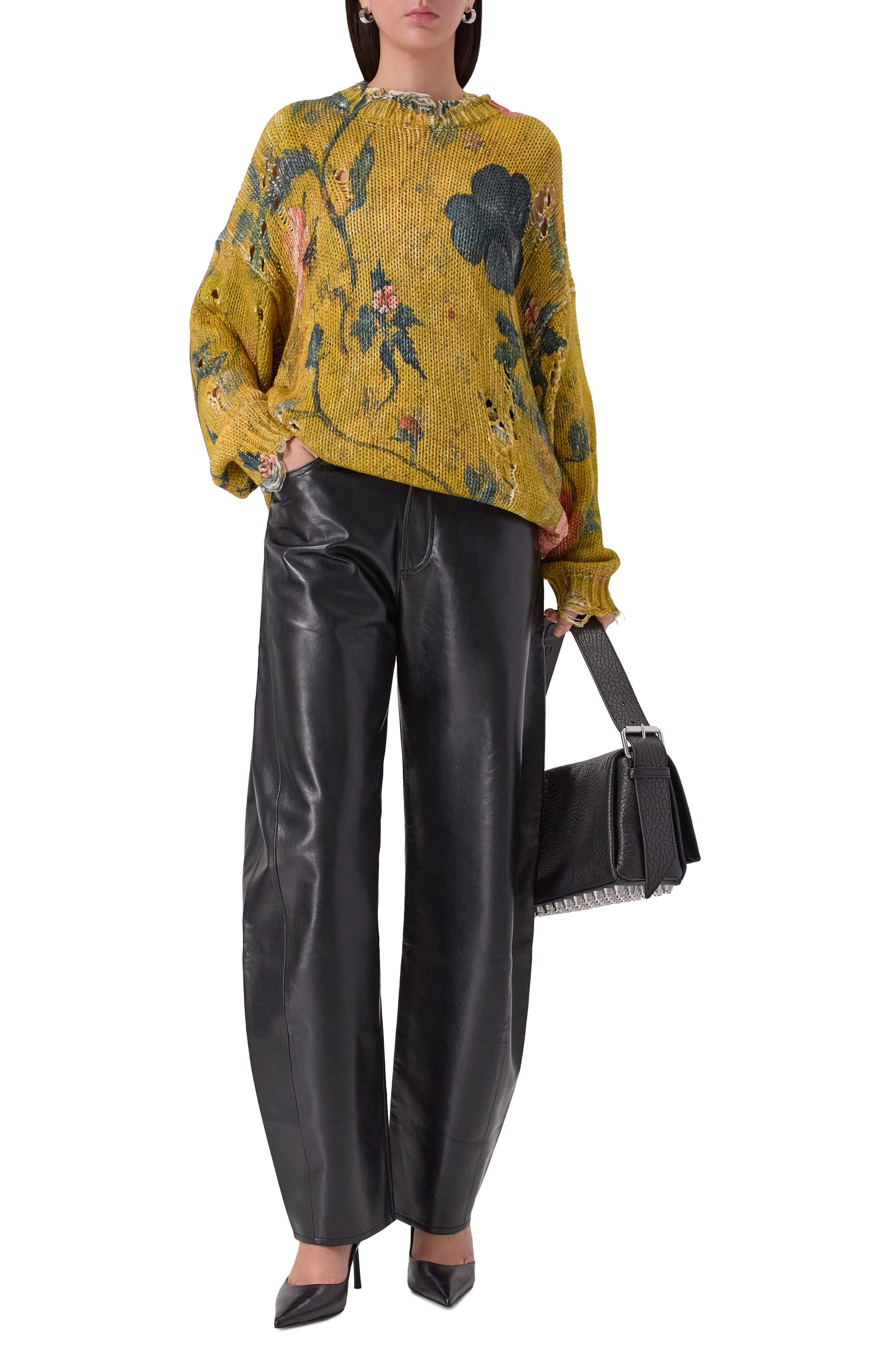 Хлопковый свитер R13, арт. R13WY197-Y222A, фото 2