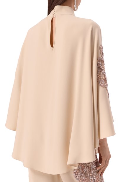 Блузка с отделкой пайетками ZUHAIR MURAD, арт. RBL25034/CRCA010, фото 4