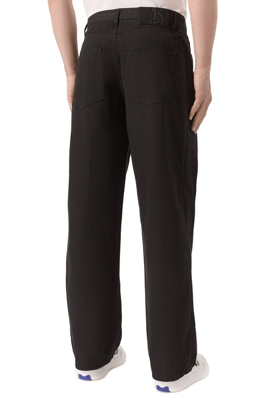 Хлопковые брюки Burberry 8109241 Чёрный  8109241 Фото 4