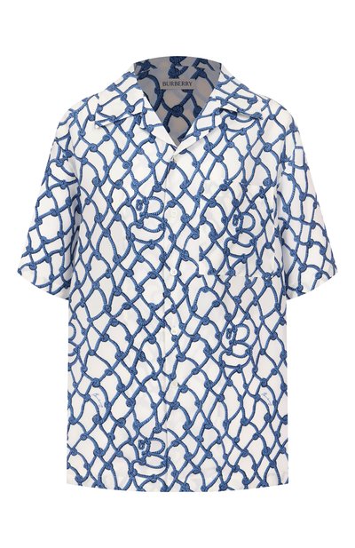 Шелковая рубашка BURBERRY, арт. 8107042, фото 1