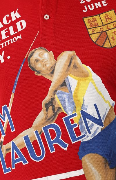 Хлопковое поло POLO RALPH LAUREN, арт. 710746457, фото 5