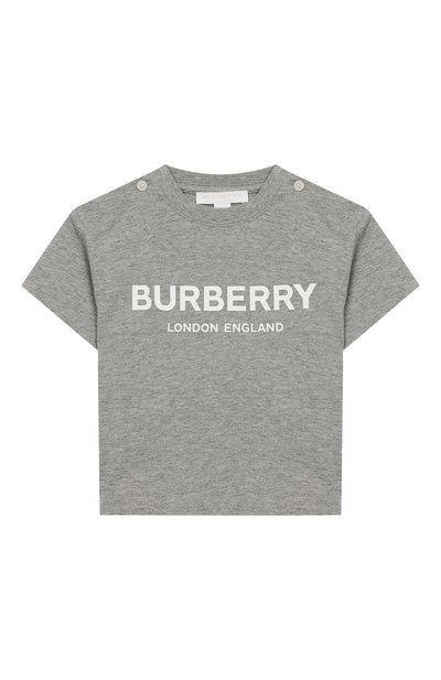 Хлопковая футболка BURBERRY, арт. 8009202, фото 1