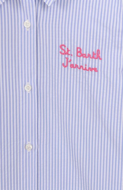 Хлопковая рубашка MC2 SAINT BARTH, арт. STBK MINI BRIGITTE EMBRY/04331H, фото 3