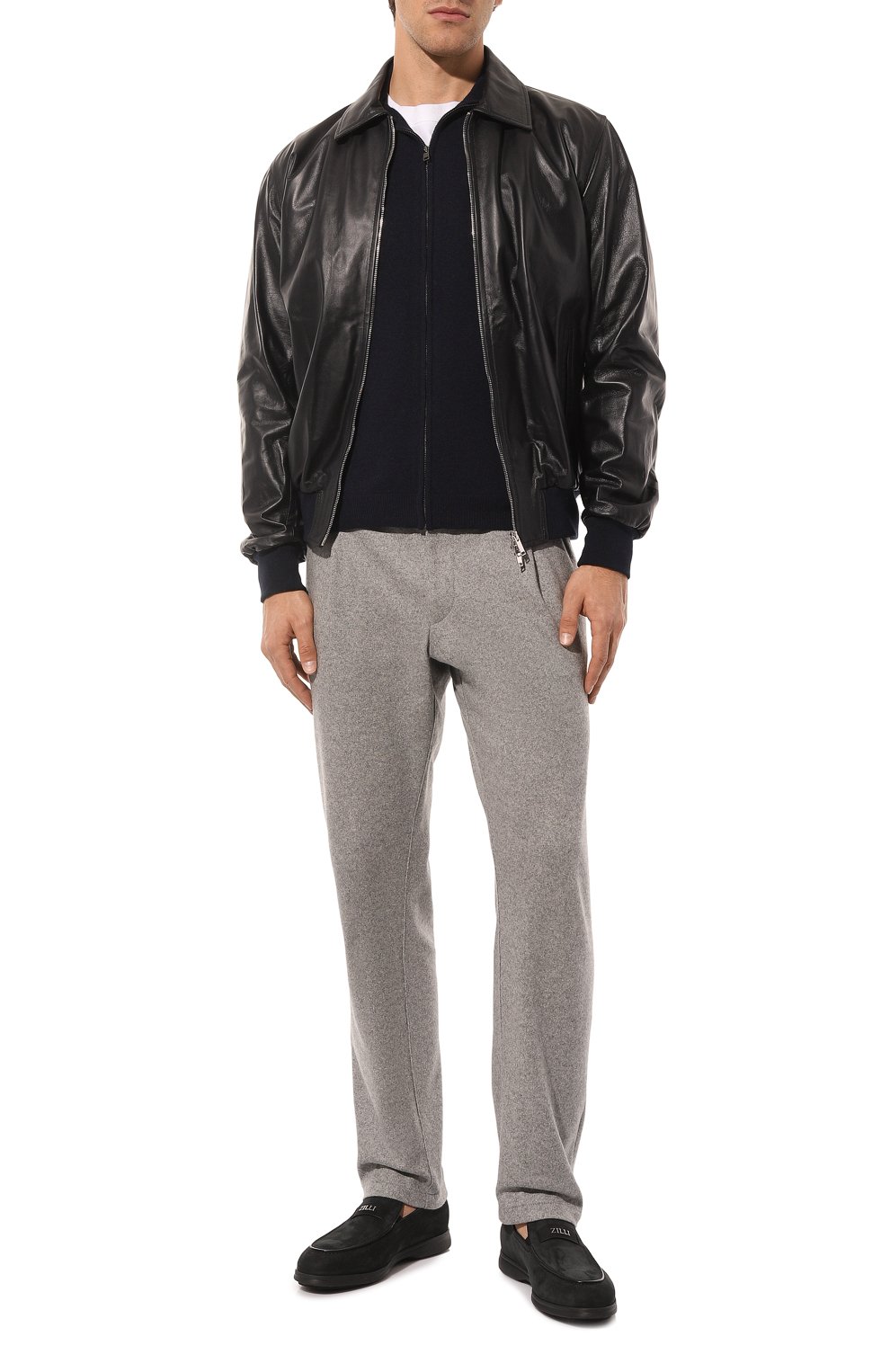 Лоферы из нубука ZILLI, арт. H0014AM1003VRUL02, фото 2