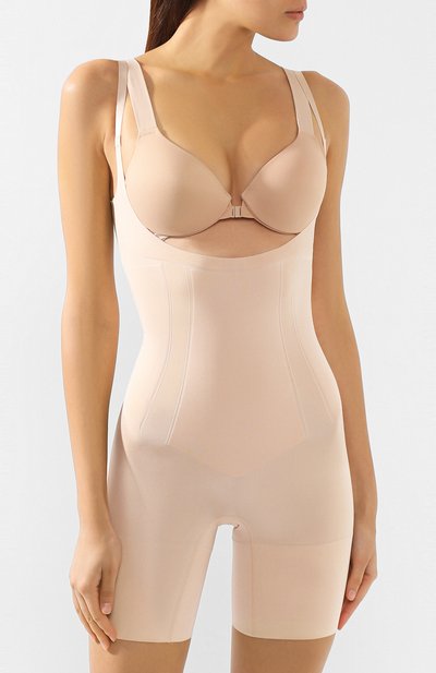 Утягивающий комбидресс SPANX бежевого цвета по цене 14400 руб., арт. 10130R, фото 2 Утягивающий комбидресс SPANX, арт. 10130R, фото 2