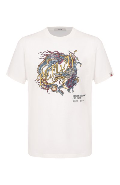 Мужская хлопковая футболка REPLAY, арт. M3207 .000.2660