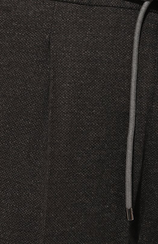 Шерстяные брюки Corneliani 944L19-9417800 Коричневый  944L19-9417800 Фото 5