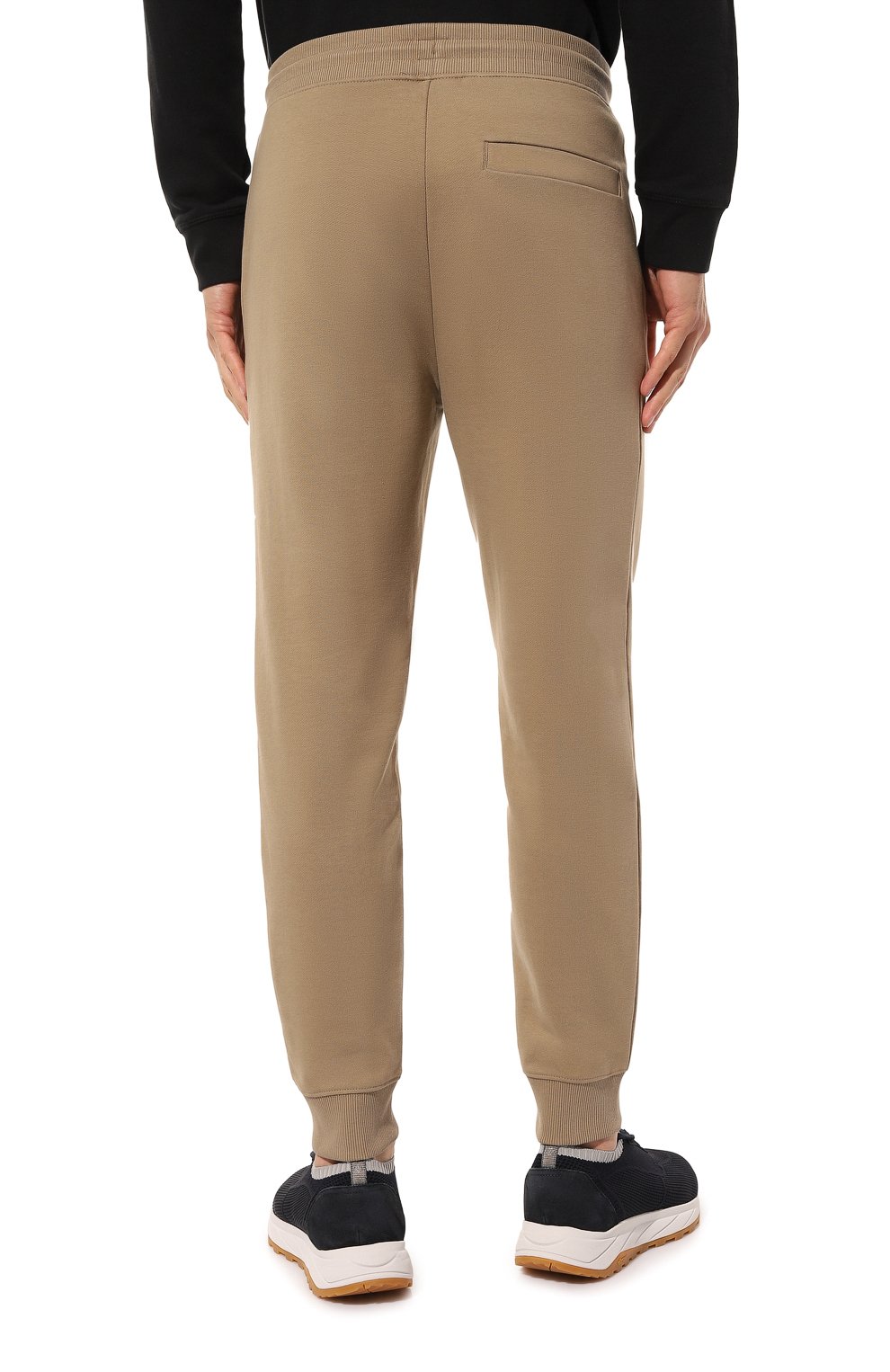 Хлопковые джоггеры HUGO бежевого цвета по цене 11640 руб., арт. 50495722, фото 4 Хлопковые джоггеры HUGO, арт. 50495722, фото 4