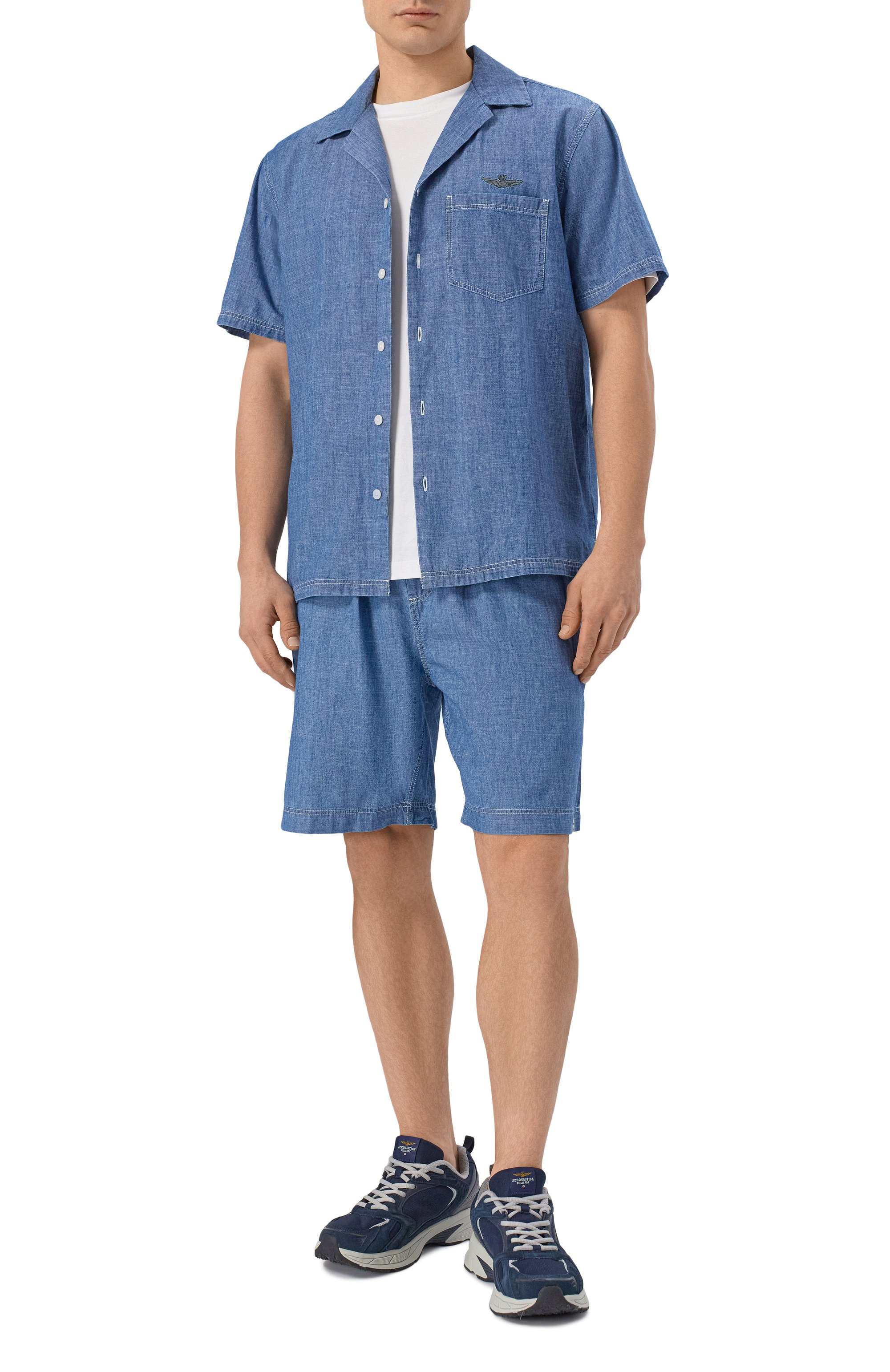 Джинсовая рубашка AERONAUTICA MILITARE, арт. CA1317UCT04295, фото 2