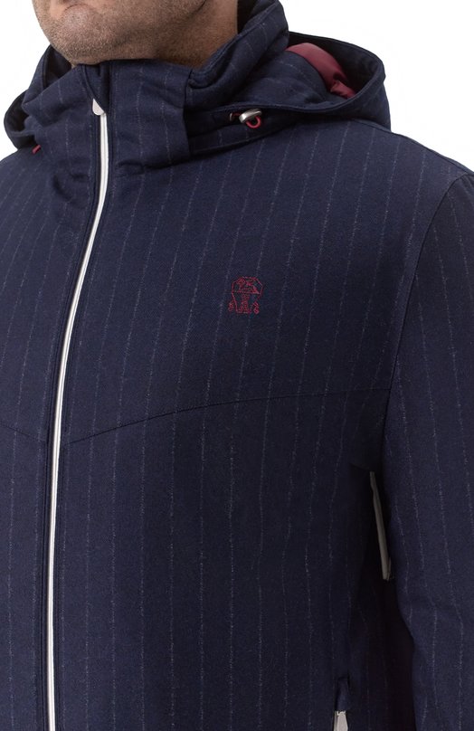 Шерстяная куртка Brunello Cucinelli M208MKG05 Синий  M208MKG05 Фото 5