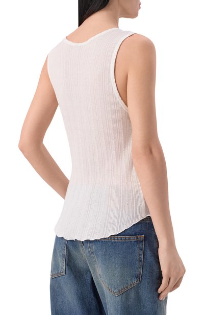 Хлопковая майка ANN DEMEULEMEESTER, арт. B0013947/FA736, фото 4