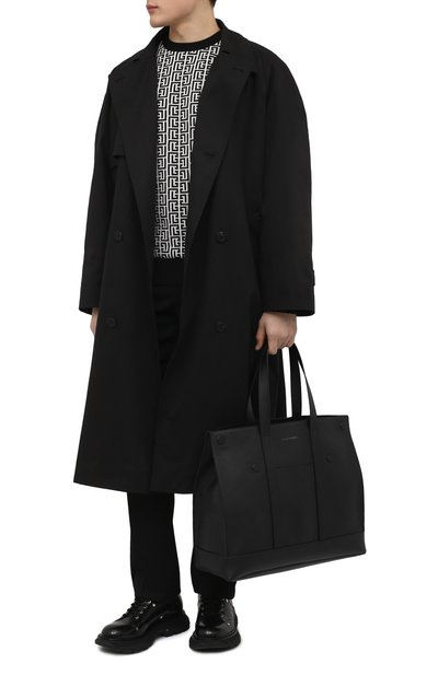 Кожаная сумка-шопер de manta ALEXANDER MCQUEEN, арт. 683113/1AAE0, фото 3