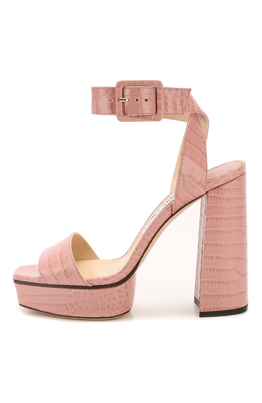 Кожаные босоножки jax 125 JIMMY CHOO, арт. JAX/PF 125/CCL, фото 3