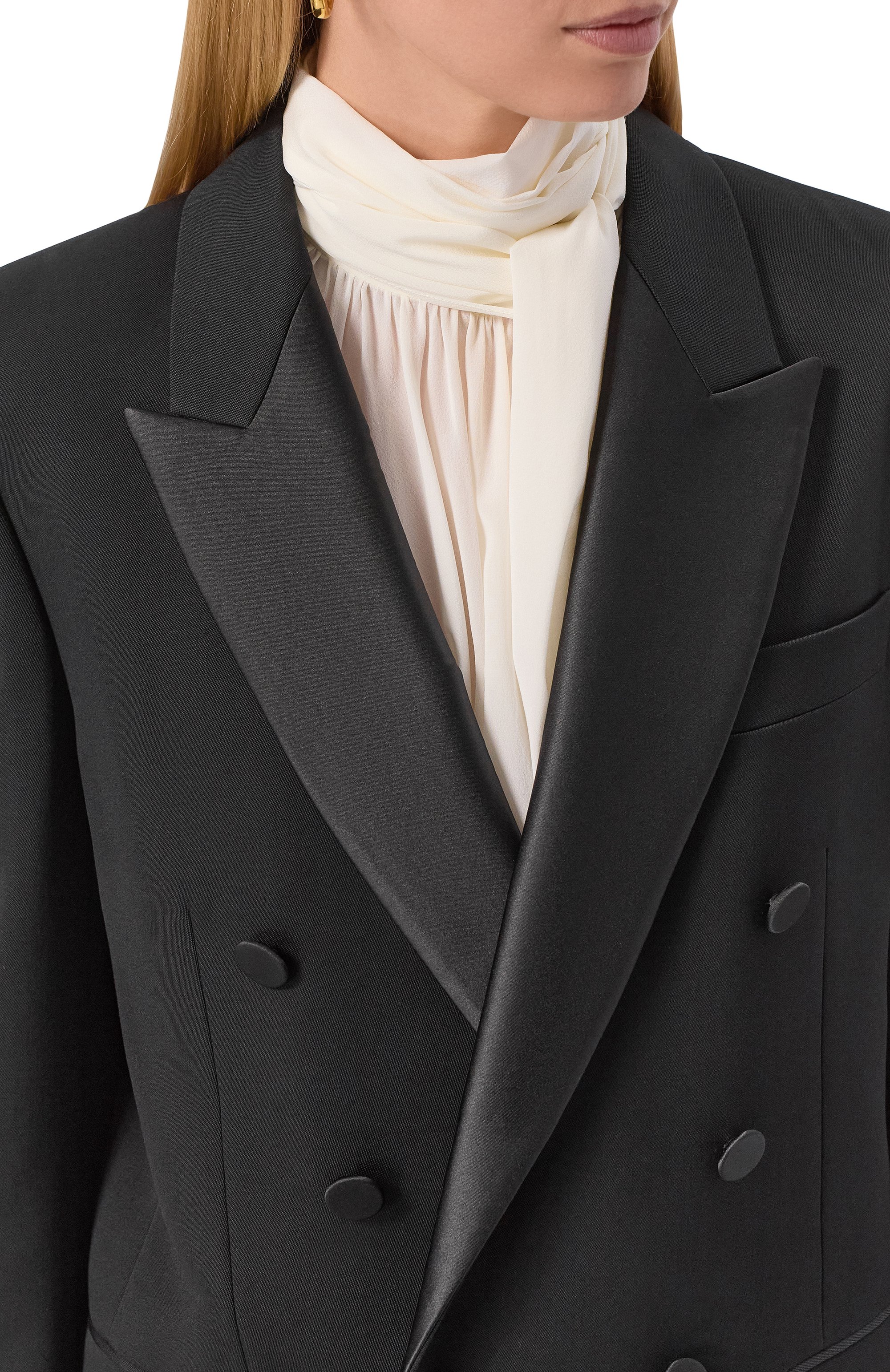 Шерстяной жакет SAINT LAURENT, арт. 837658/Y7E63, фото 5