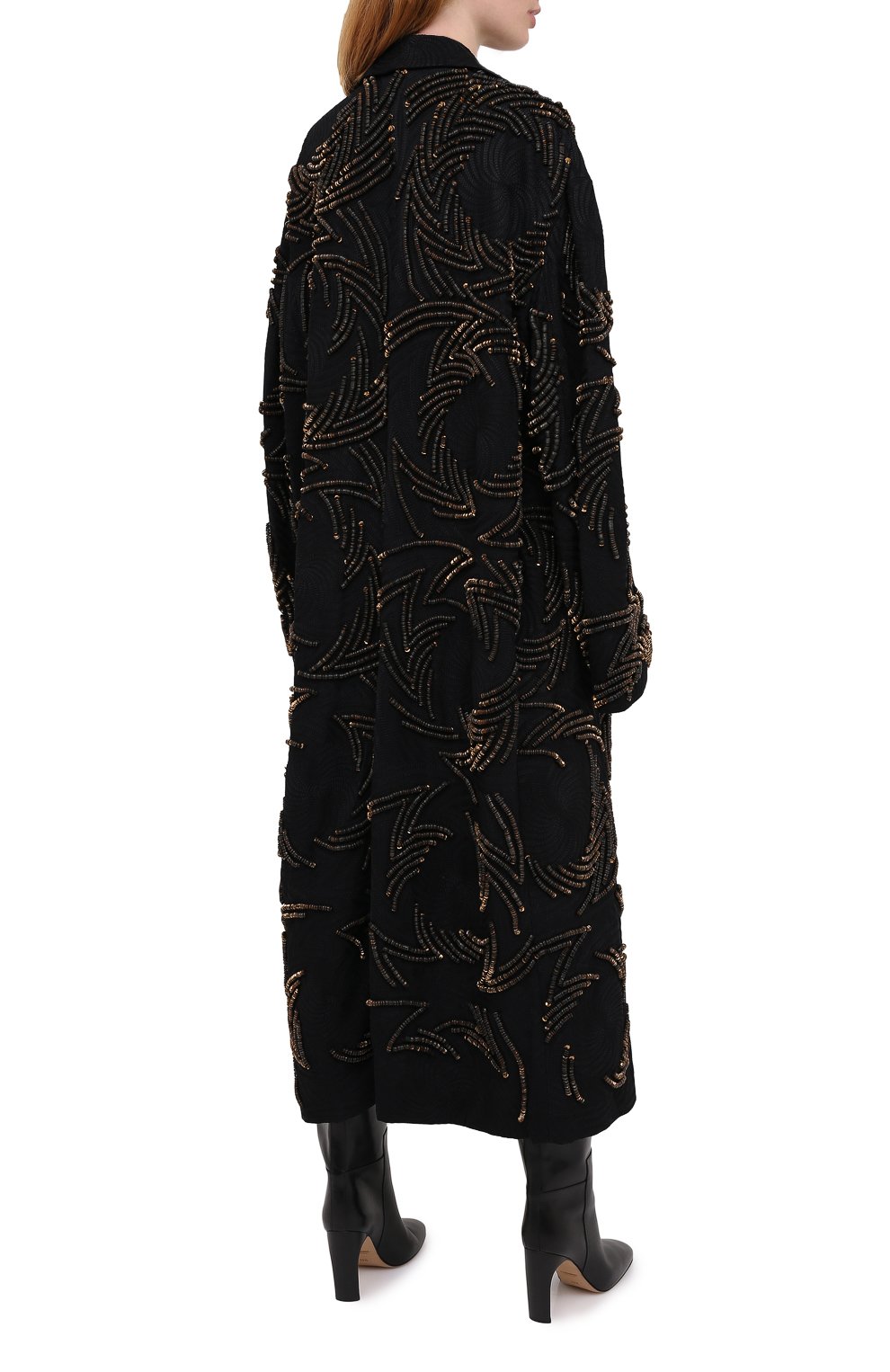 Пальто из вискозы DRIES VAN NOTEN, арт. 202-10290-1427, фото 4