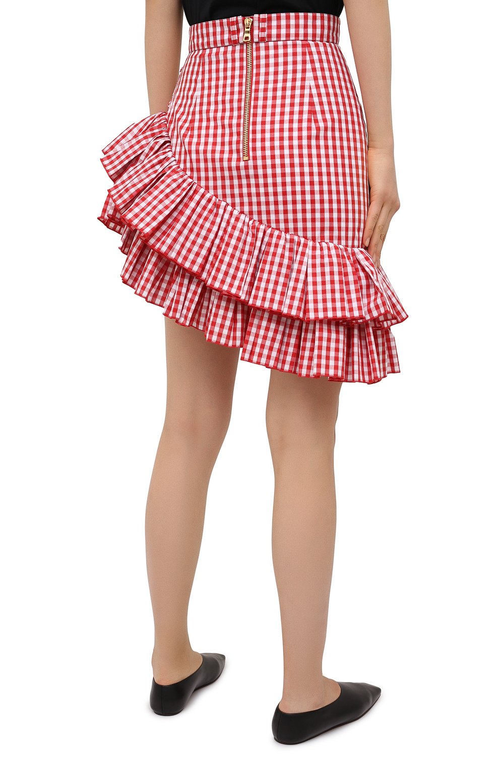 Хлопковая юбка BALMAIN, арт. VF14315/C280, фото 4