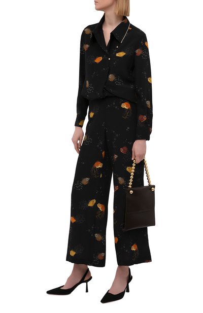 Шелковые брюки LANVIN, арт. RW-TR0002-4895-E21, фото 2