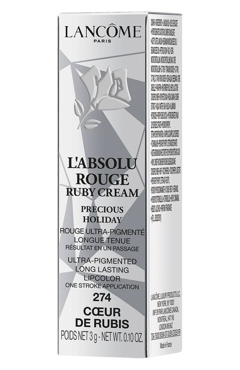 Помада для губ l'absolu rouge ruby cream holiday edition, 274 LANCOME, арт. 3614273129527, фото 4