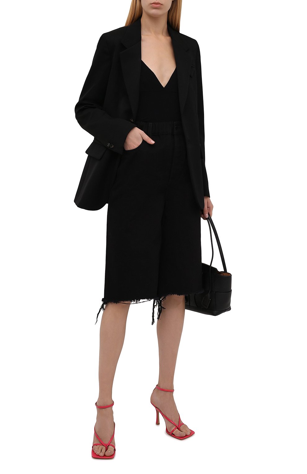 Кожаные босоножки the stretch BOTTEGA VENETA, арт. 608835/VBSF0, фото 2