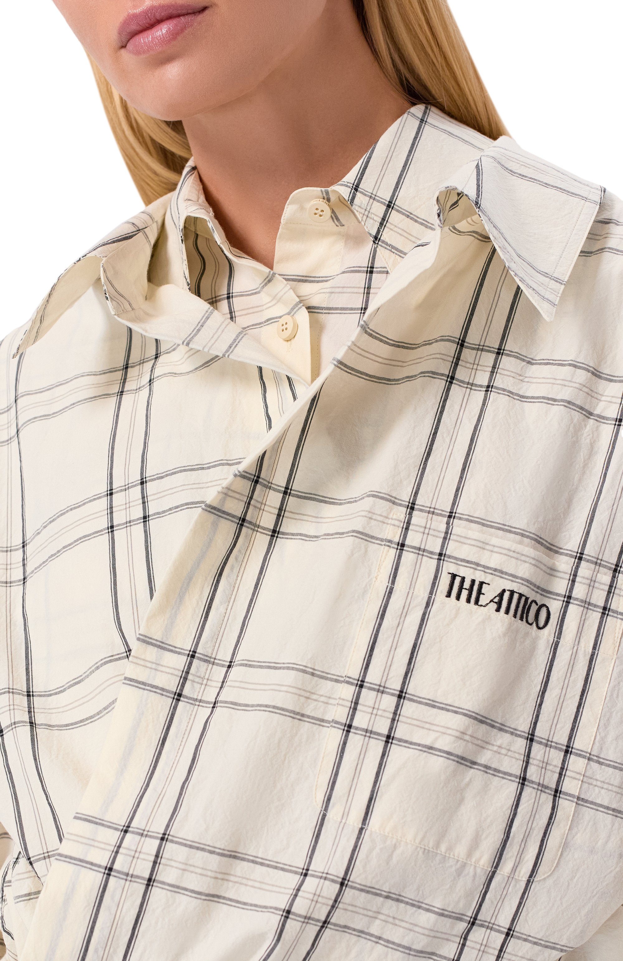 Хлопковое платье THE ATTICO, арт. 260WCA00458/CCC125AA, фото 5