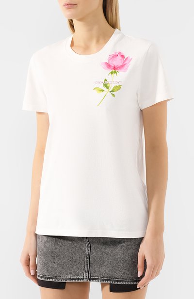 Хлопковая футболка OFF-WHITE, арт. 0WAA049S19B070600188, фото 3