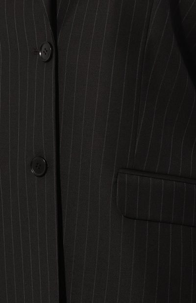 Шерстяной жакет LESYANEBO темно-синего цвета по цене 68400 руб., арт. FW23/H-424/Dr, фото 5 Шерстяной жакет LESYANEBO, арт. FW23/H-424/Dr, фото 5