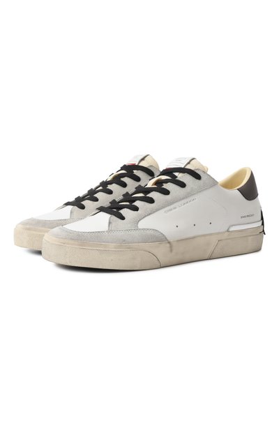 Комбинированные кеды sk8 recut CRIME LONDON белого цвета по цене 23000 руб., арт. 15132AA7, фото 1 Комбинированные кеды sk8 recut CRIME LONDON, арт. 15132AA7, фото 1