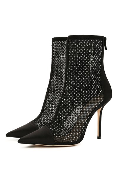 Комбинированные ботильоны marquis 100 JIMMY CHOO, арт. MARQUIS 100/UEU, фото 1