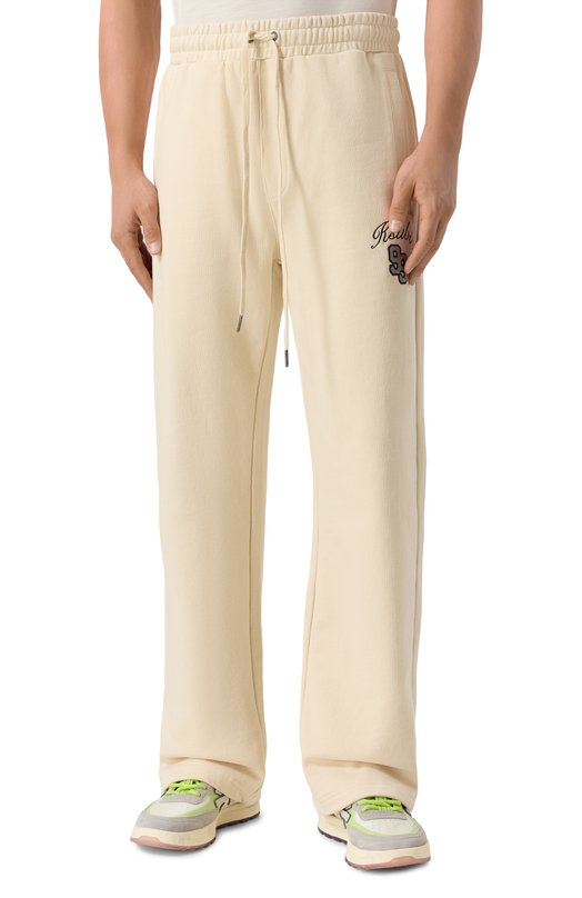Хлопковые брюки Ksubi MSP25PA009 Кремовый  MSP25PA009 Фото 3