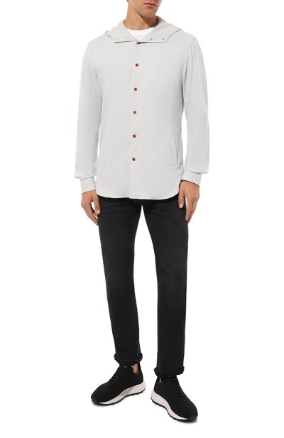 Текстильные кроссовки KITON, арт. USSA200N0110005, фото 2