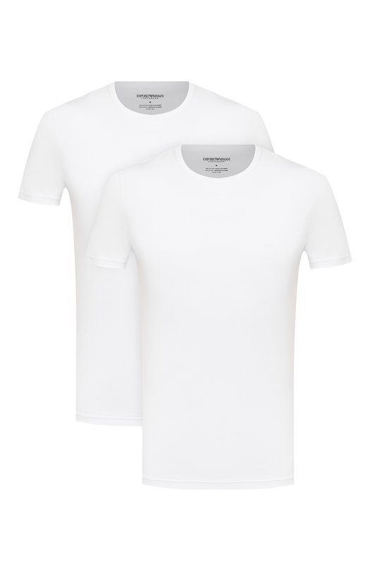 Комплект из двух хлопковых футболок Emporio Armani 111647/CC722 Белый 111647/CC722